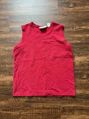 Eddie Bauer 100% Cotton Men’s Red Tank top